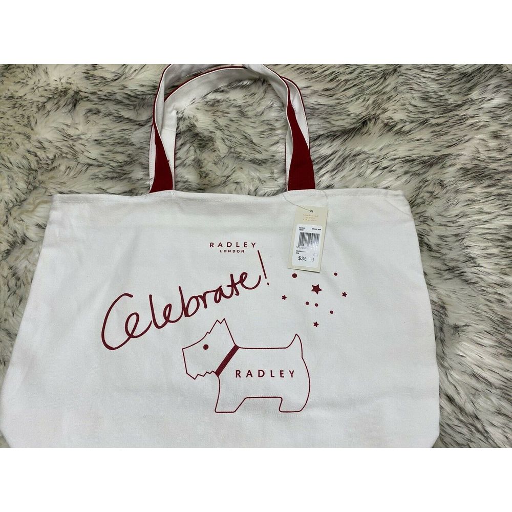 Radley London Celebrate Canvas Top Zip Tote